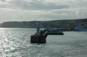 On quitte le Port de Douvres (Dover) Angleterre