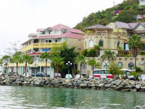 Marigot est la ville française de St.Martin