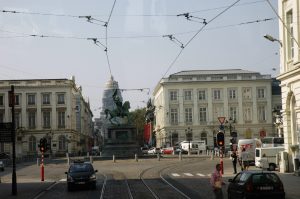 La statue de Godefroid de Bouillon