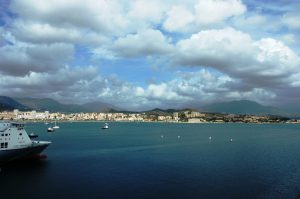 La ville vue depuis le navire