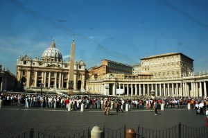 Le Vatican vue de l'autobus