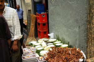 La vente d'aliments dans la Médina