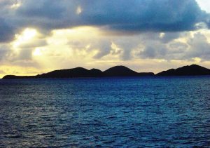 L'arrivée à Tortola