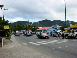 Sur l'île