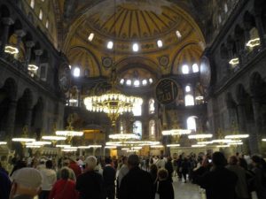 Intérieur de la Hagia Sophia