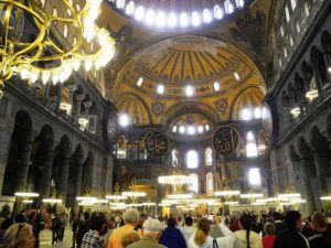 Intérieur de la Hagia Sophia