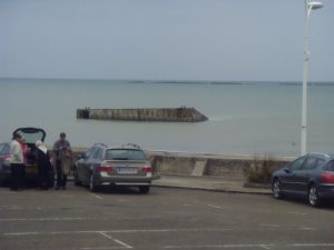 Élément du quaie Montgomerry a Arromanches