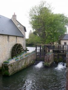 Ancien moulin dans la ville de Bayeux