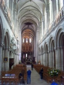 Intérieur de la cathédrale de Bayeux