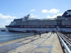 La bateau au quai d'Invergordon