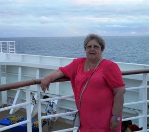 Micheline sur l'helipad a St-Marteen