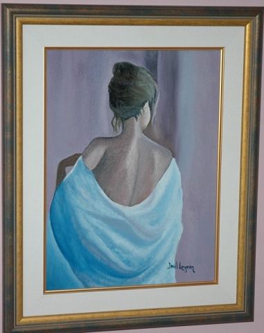 Silhouette de femme - Huile sur toile - 16x20 - Janvier 2006