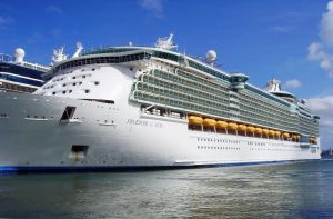 Le Freedom of the seas au port