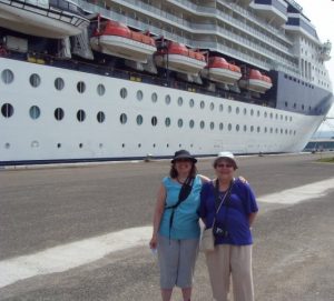 Hélène et Micheline au port de Montego Bay