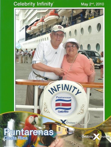 Daniel et Micheline au port de Puntarenas