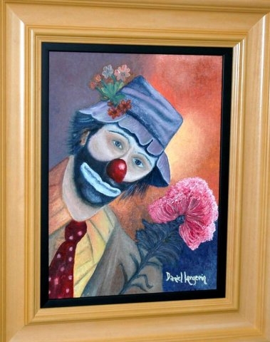Le clown - Huile sur toile - 18x14 - Janvier 2006