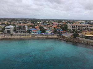 Bonaire vue du bateau