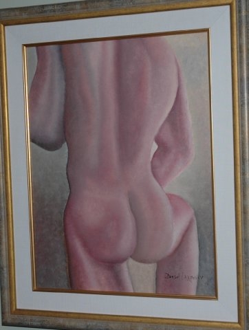 Silhouette homme - Huile sur toile - Janvier 2006