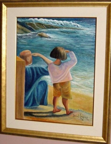 L'homme et l'enfant - Huile sur toile - Novembre 2006