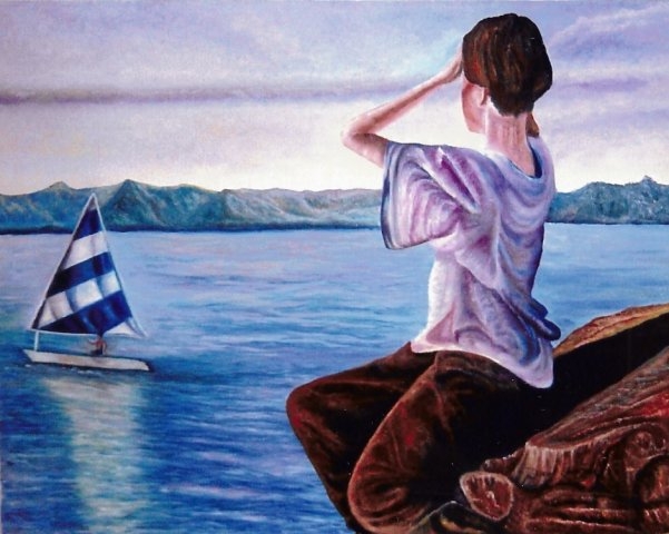 Partir - Huile sur toile - 20x16 - Octobre 2007